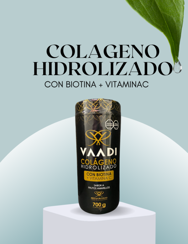 Colágeno hidrolizado con biotina y vitamina c